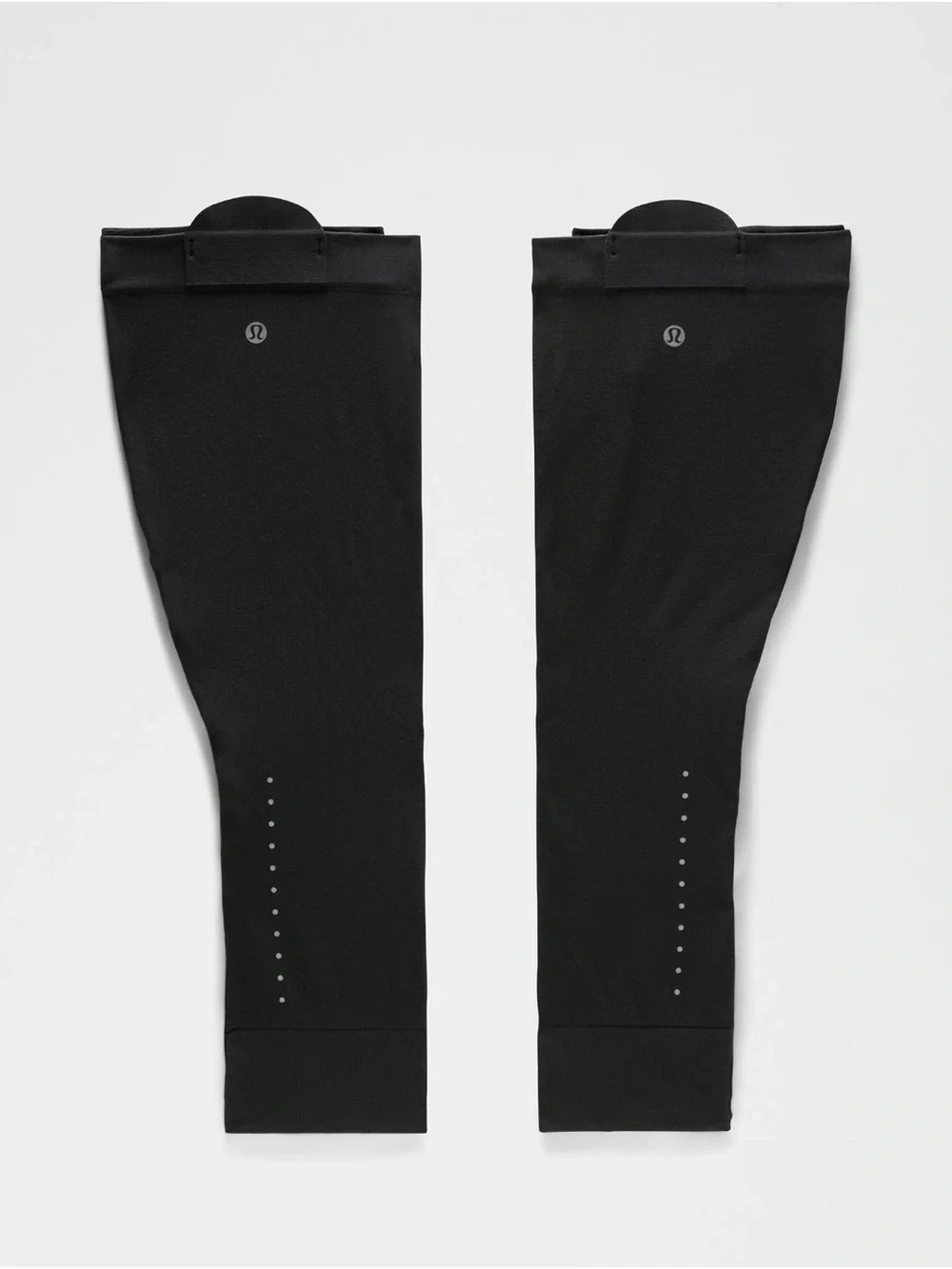 Lululemon Running Arm Sleeves S/M Black Ice Pocket Seamless Run BNWOT